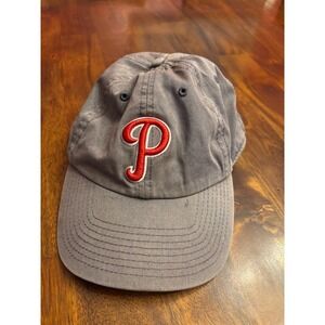 Philadelphia Phillies 47 Brand Franchise Hat Gray Red Fitted Large MLB